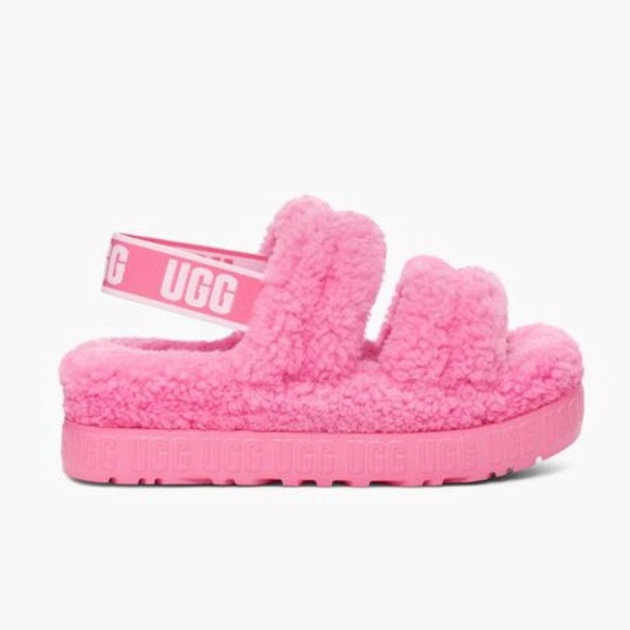 UGG Shoes - NEW! UGG brand oh fluffita in pink size 9, slipper, sandal